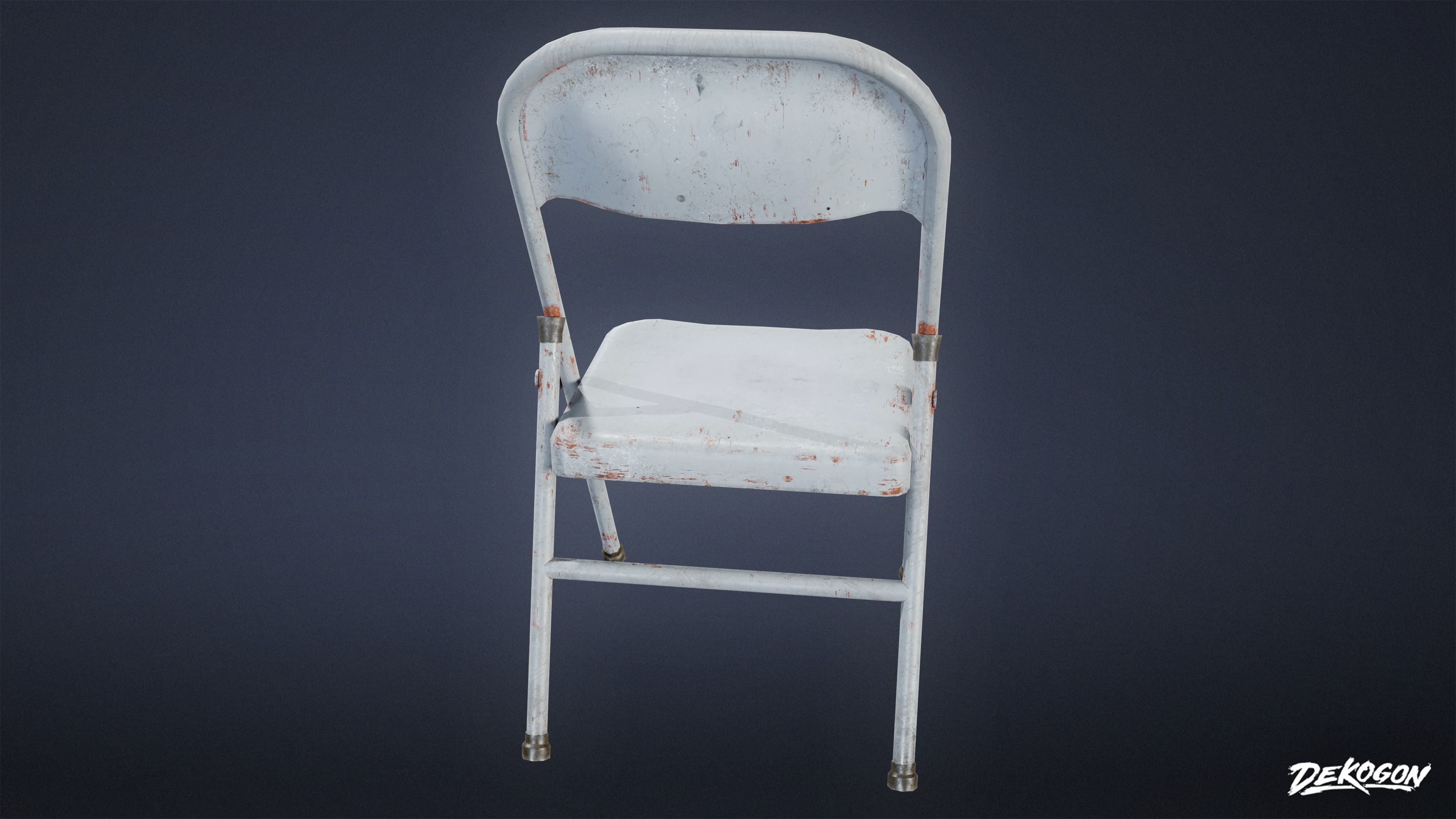 TOOLSHED - Chair 01 - LOW POLY Low-poly 3D model_4