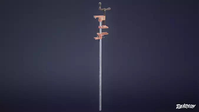 TOOLSHED - Clamp 01 - LOW POLY Low-poly 3D model