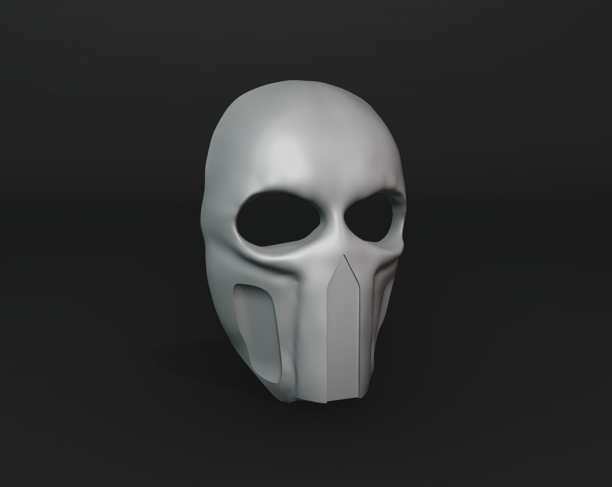 Butch Wearable Mask from COD - MW2 3D print model_1