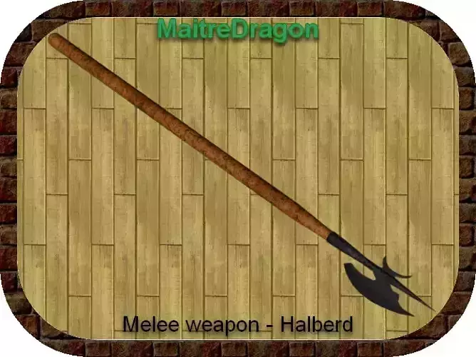 Melee weapon - Halberd