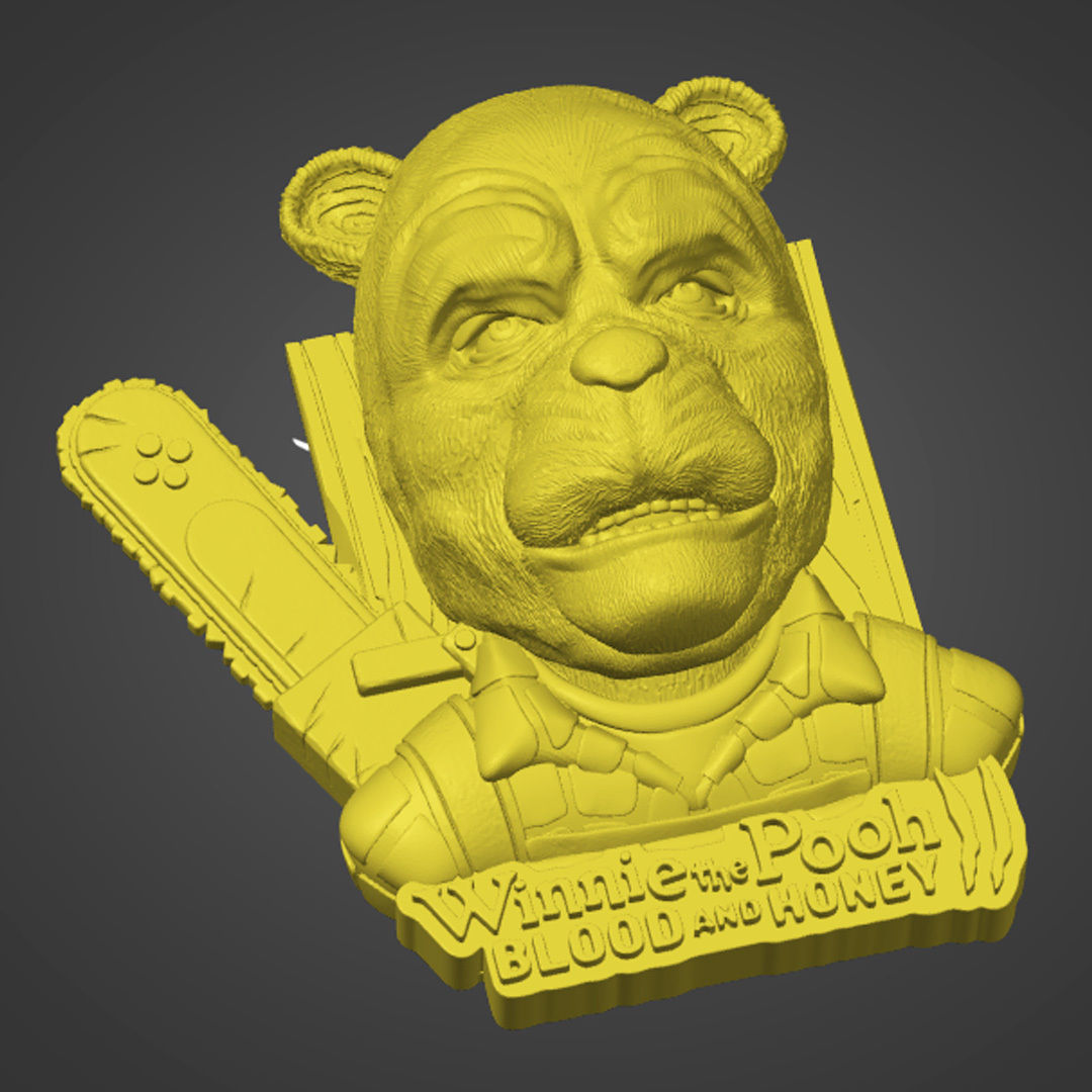 Winnie The Pooh Blood and Honey 2 The Pooh 3D model_2