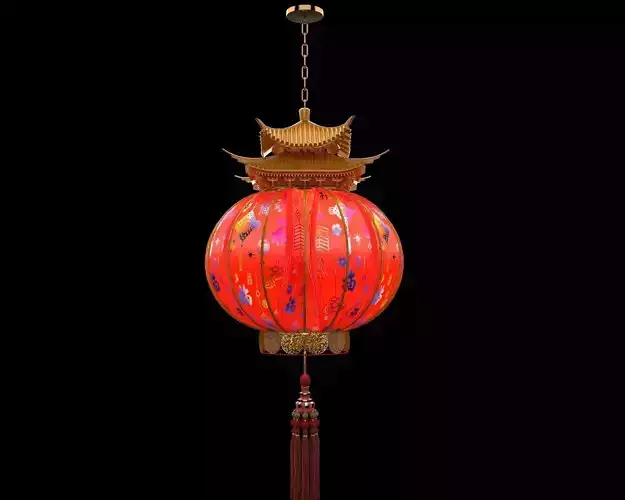 Chinese red lantern 