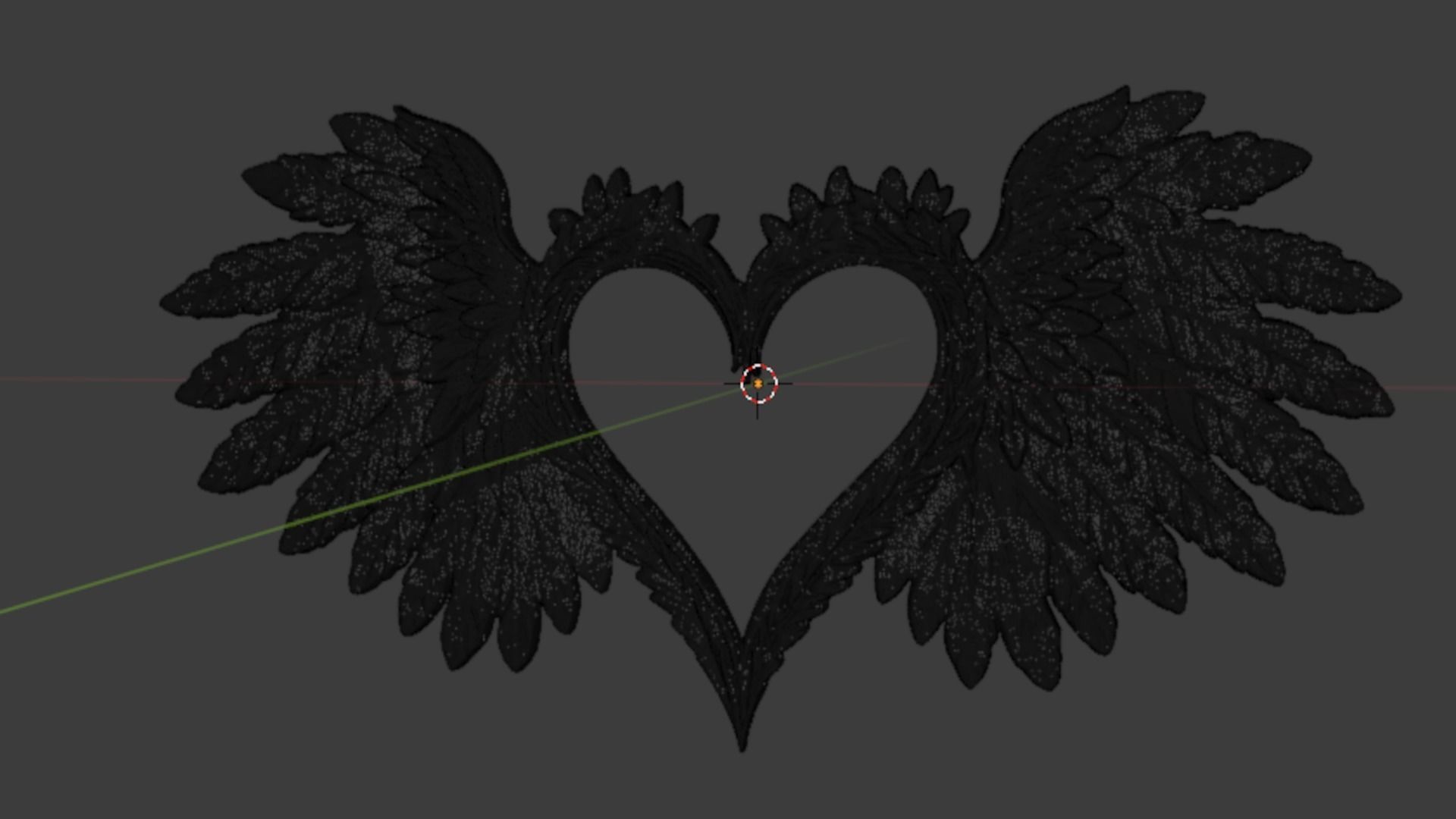 Wings Printable carved decor 15 3D print model_7