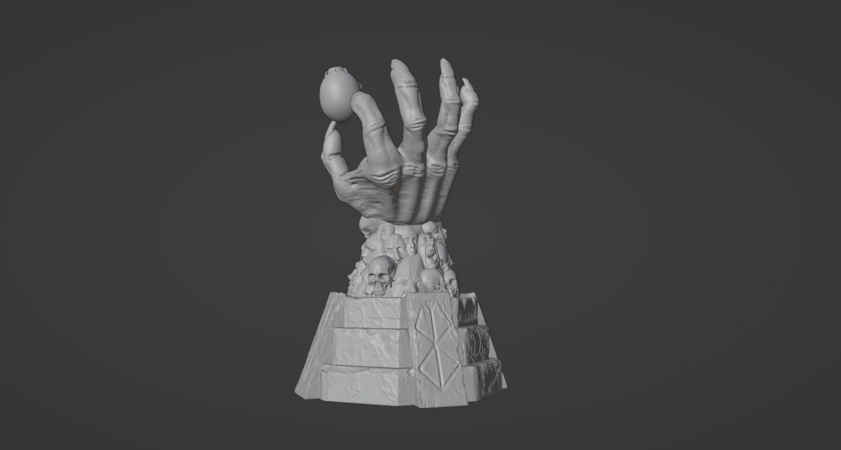 Berserk God Hand apostle 3D print model_7