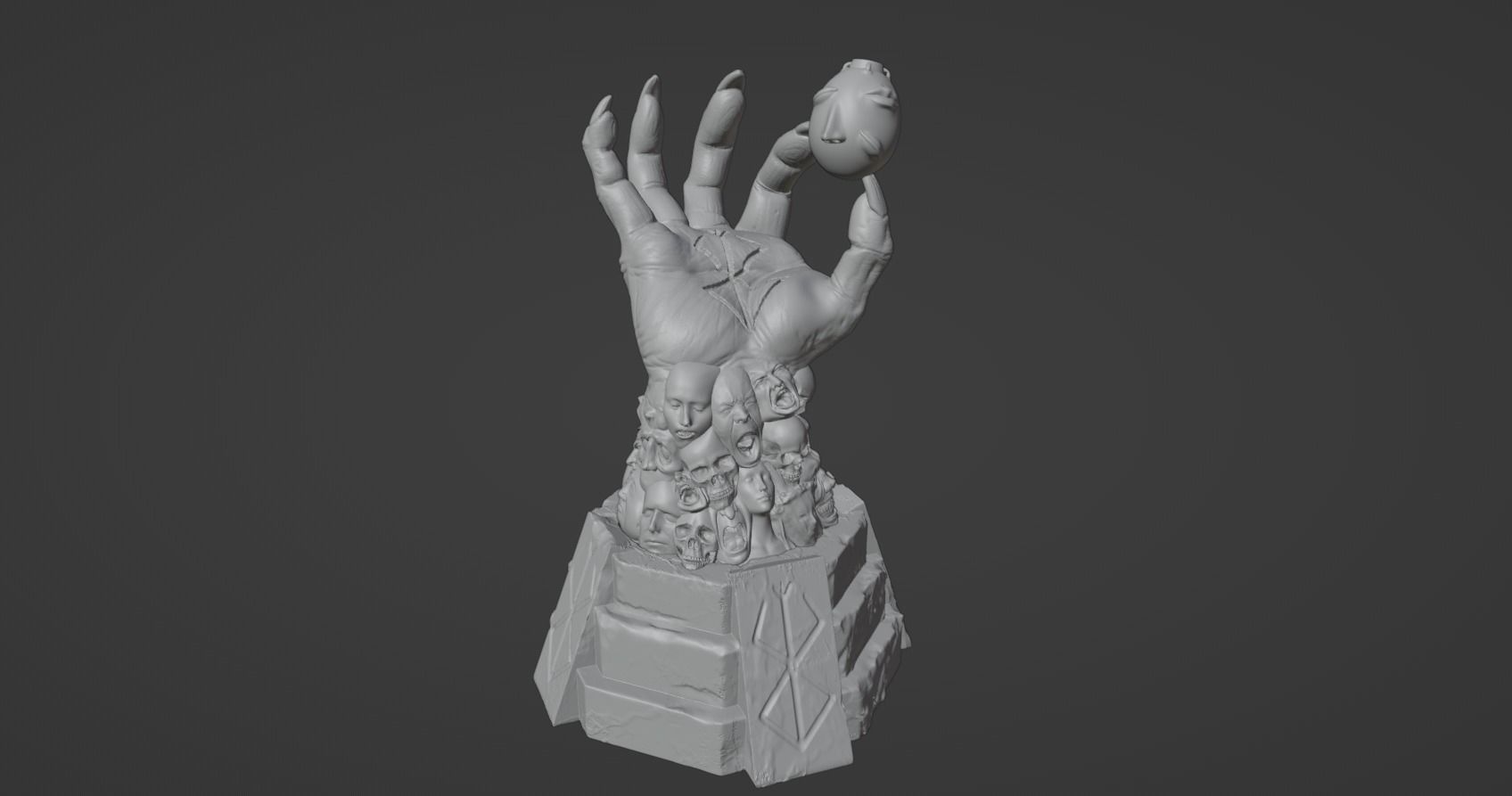 Berserk God Hand apostle 3D print model_6