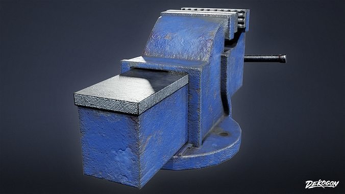 TOOLSHED - Clamp 02 - LOW POLY Low-poly 3D model 5