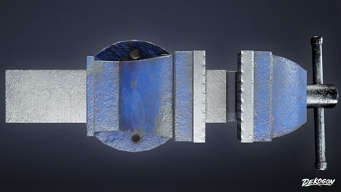 TOOLSHED - Clamp 02 - LOW POLY Low-poly 3D model 7