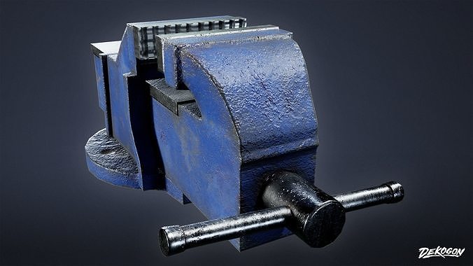 TOOLSHED - Clamp 02 - LOW POLY Low-poly 3D model 4