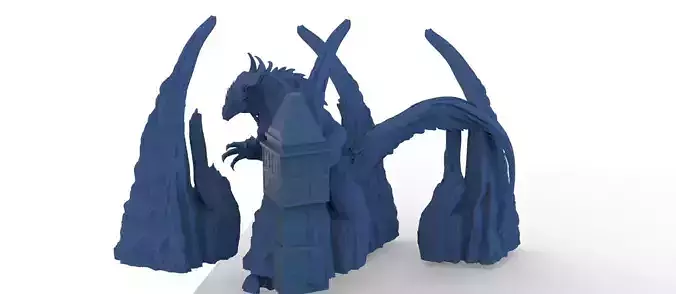 Lizard Gate River Stones 3D model