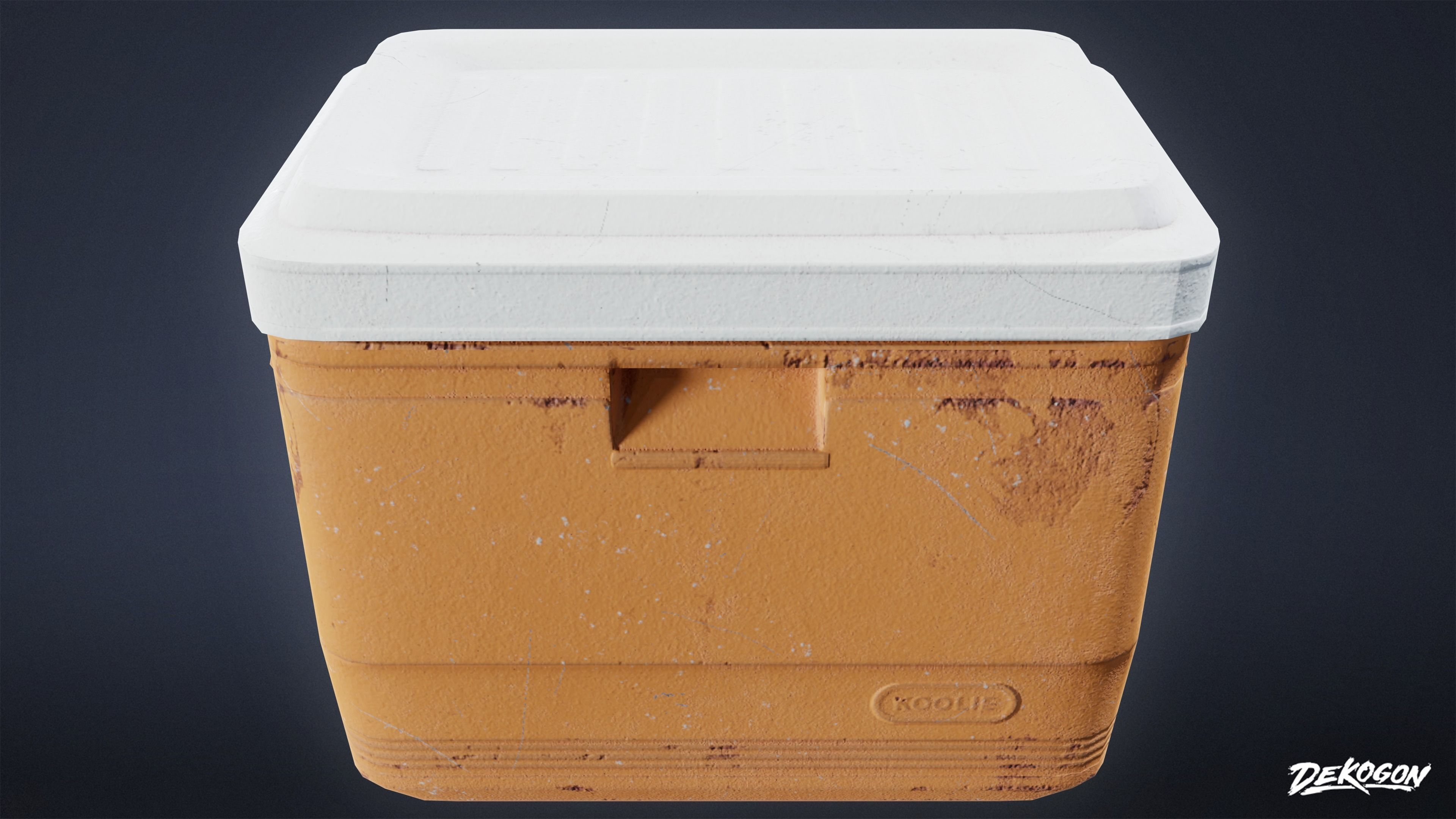 TOOLSHED - Cooler 01 - LOW POLY Low-poly 3D model_2