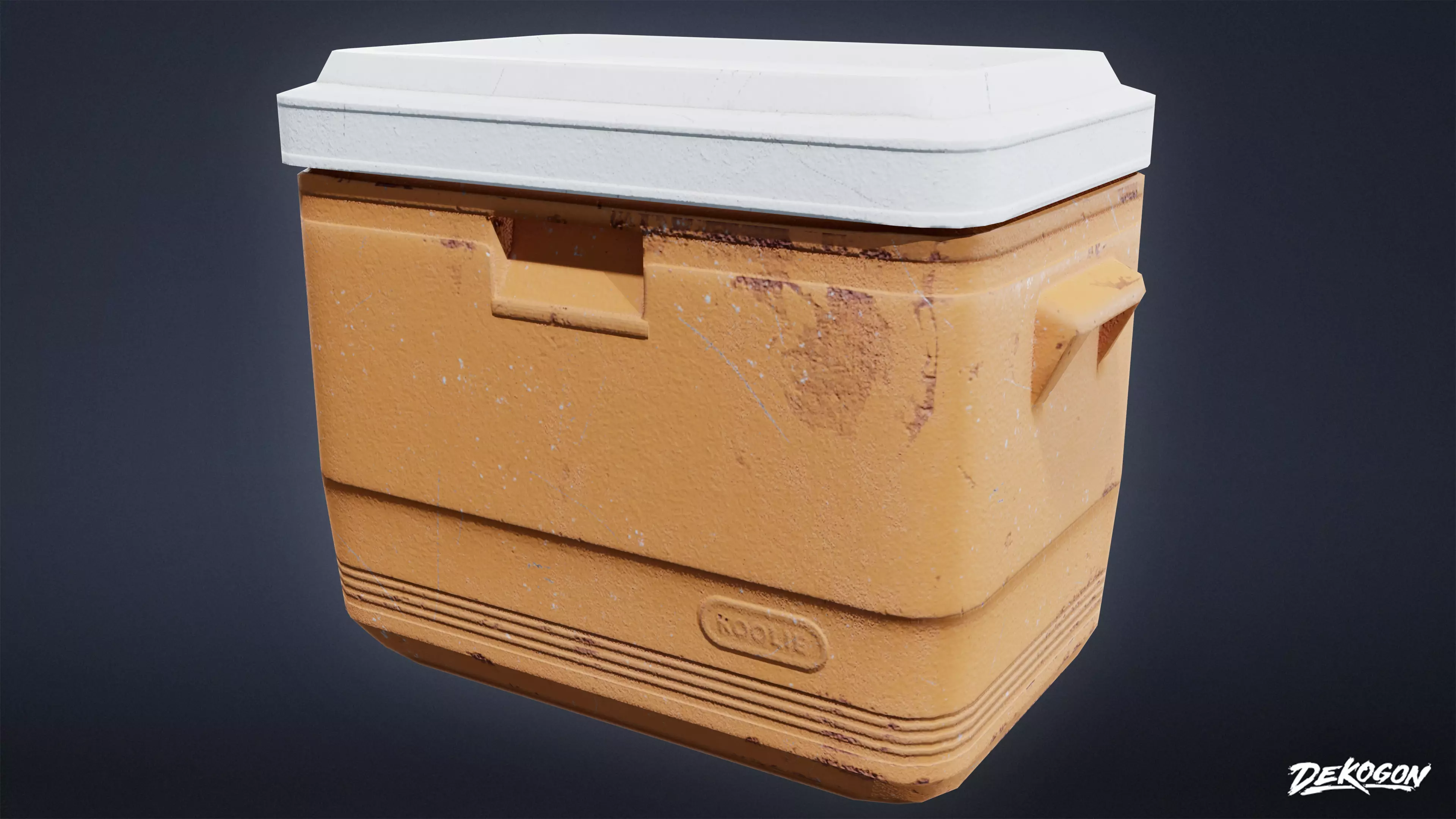 TOOLSHED - Cooler 01 - LOW POLY Low-poly 3D model_0