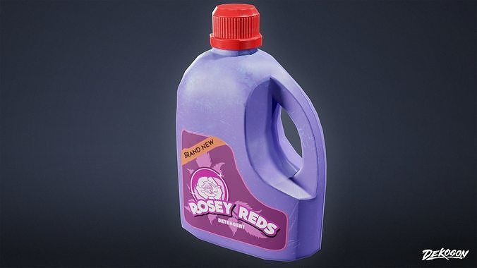 TOOLSHED - Detergent 01 - LOW POLY Low-poly 3D model