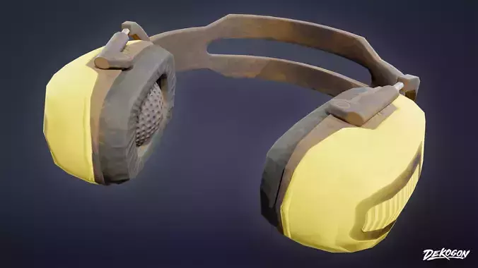 TOOLSHED - Ear Protector 01 - LOW POLY