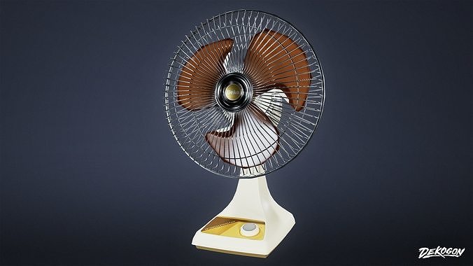 TOOLSHED - Fan 01 - LOW POLY Low-poly 3D model