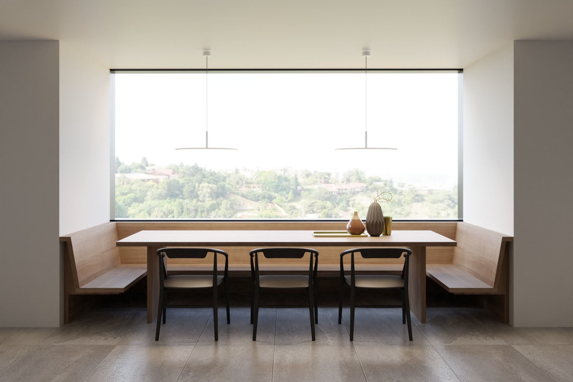 Arclinea Kitchen with Island - Thea with bench 3D model_4