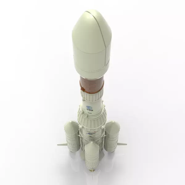 Ariane 4 Studio Max 3D model_0