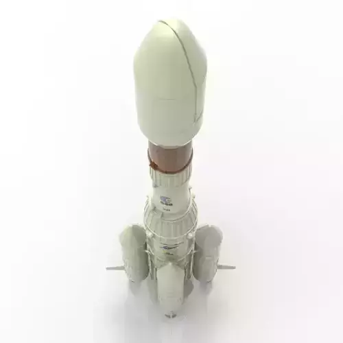 Ariane 4 Studio Max 3D model