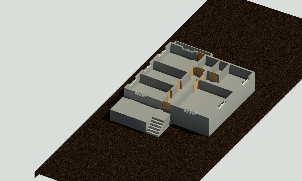 Village House Revit 3D model_4