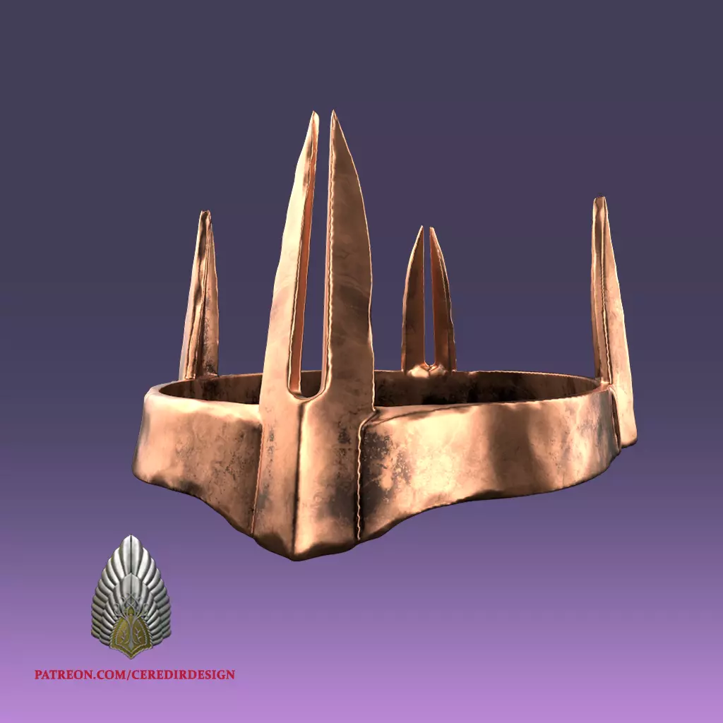 Planet Ape Crown 3d digital download 3D print model