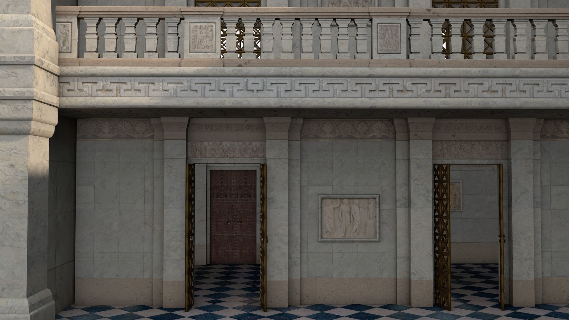 Emperors Palace 3D model_9