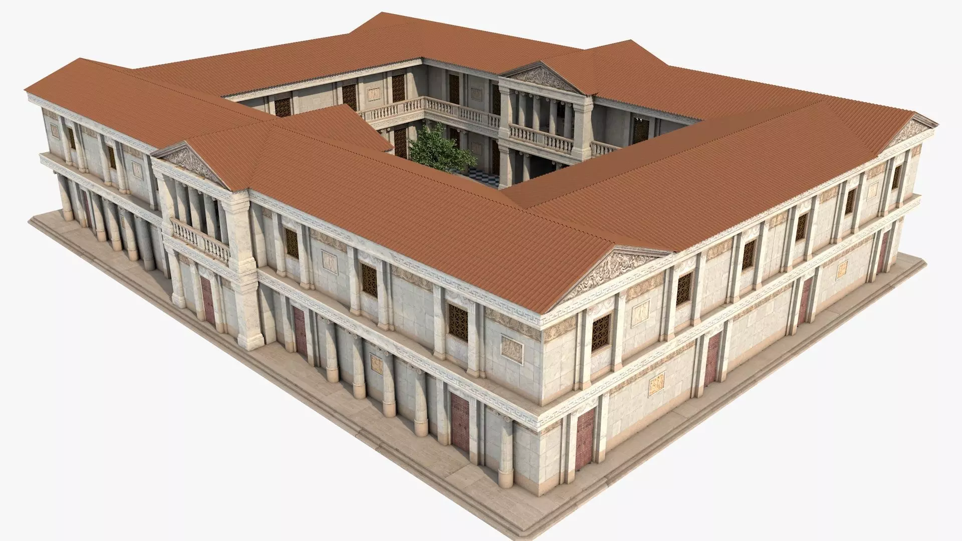 Emperors Palace 3D model_0