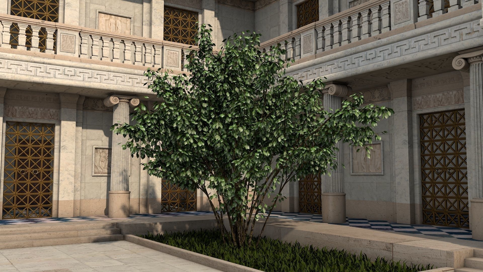 Emperors Palace 3D model_12