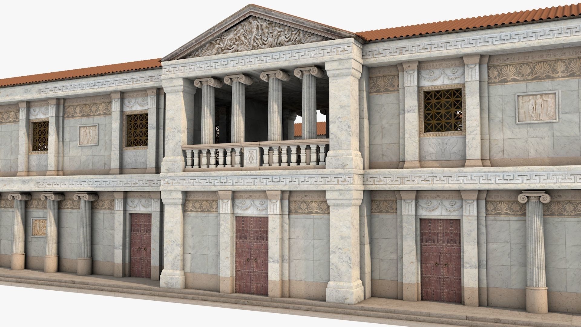 Emperors Palace 3D model_4