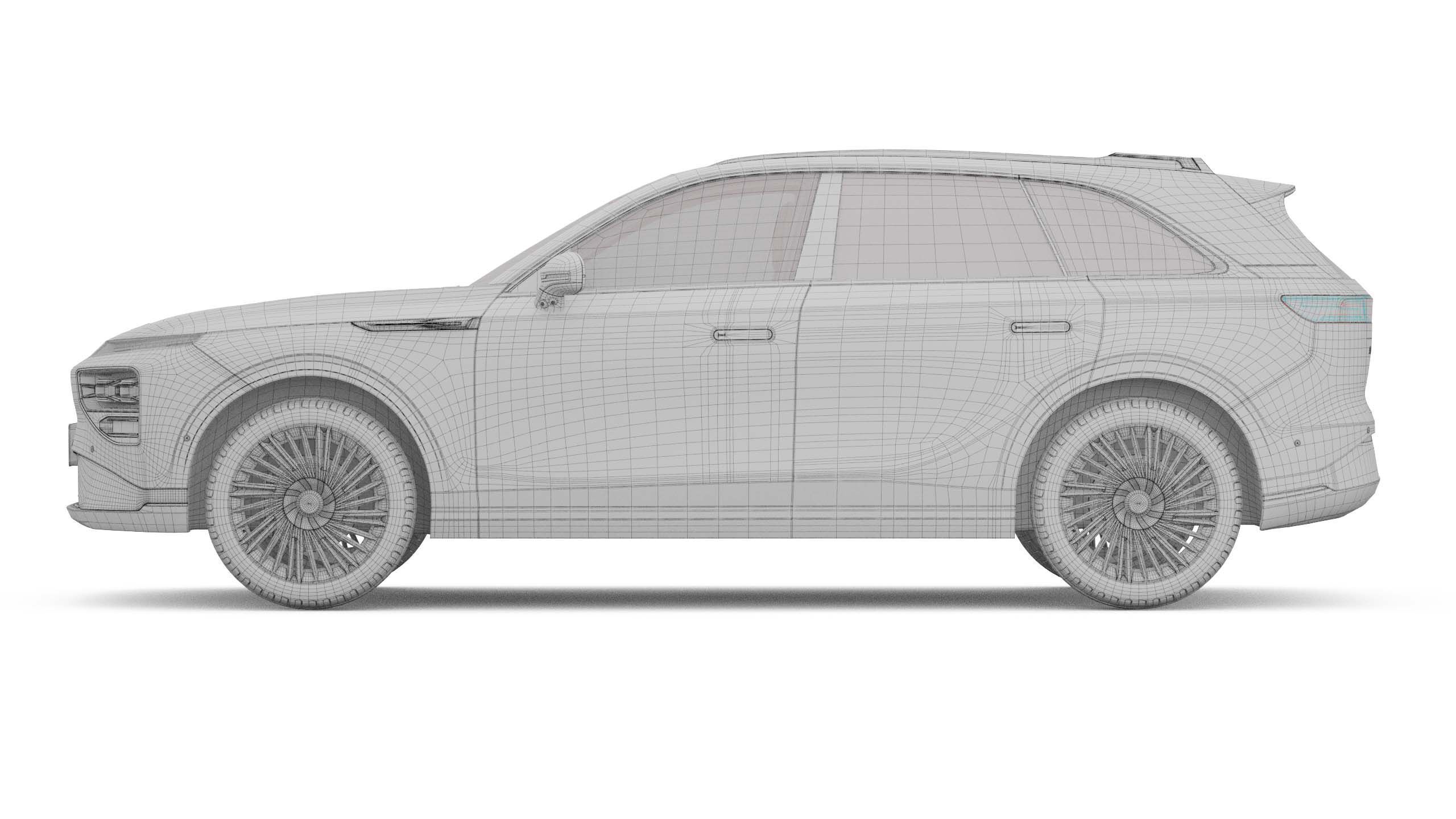 2025 Xpeng G9 With Interior 3D model_21