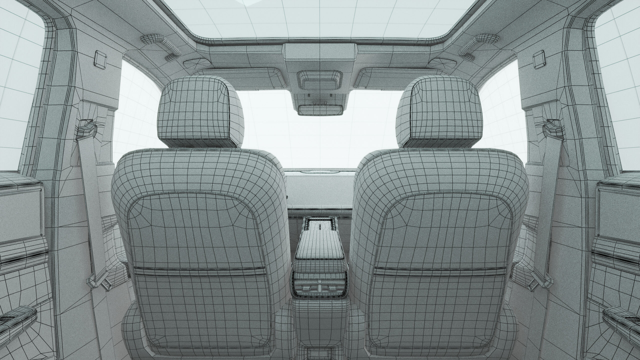 2025 Xpeng G9 With Interior 3D model_26
