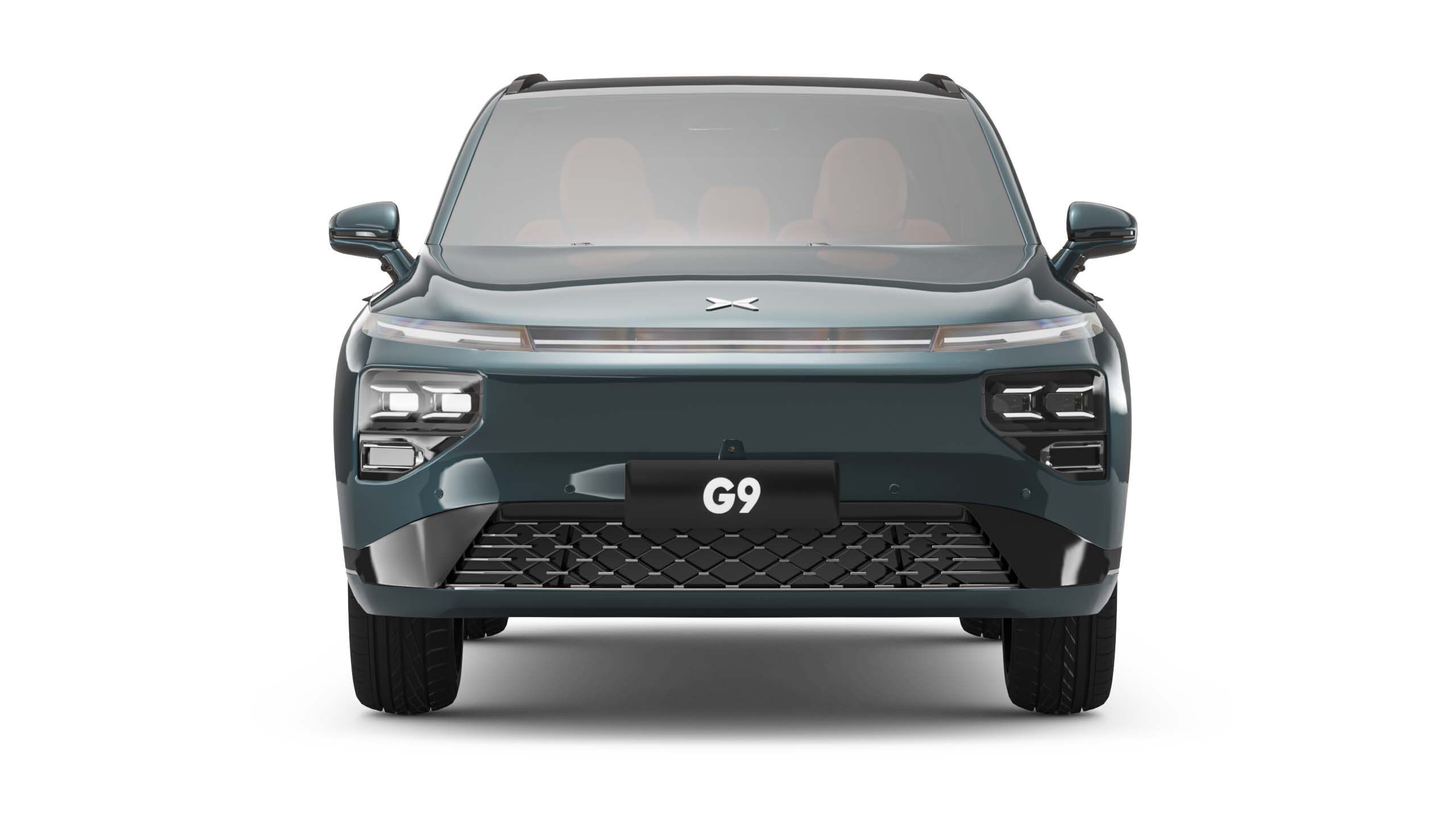 2025 Xpeng G9 With Interior 3D model_5