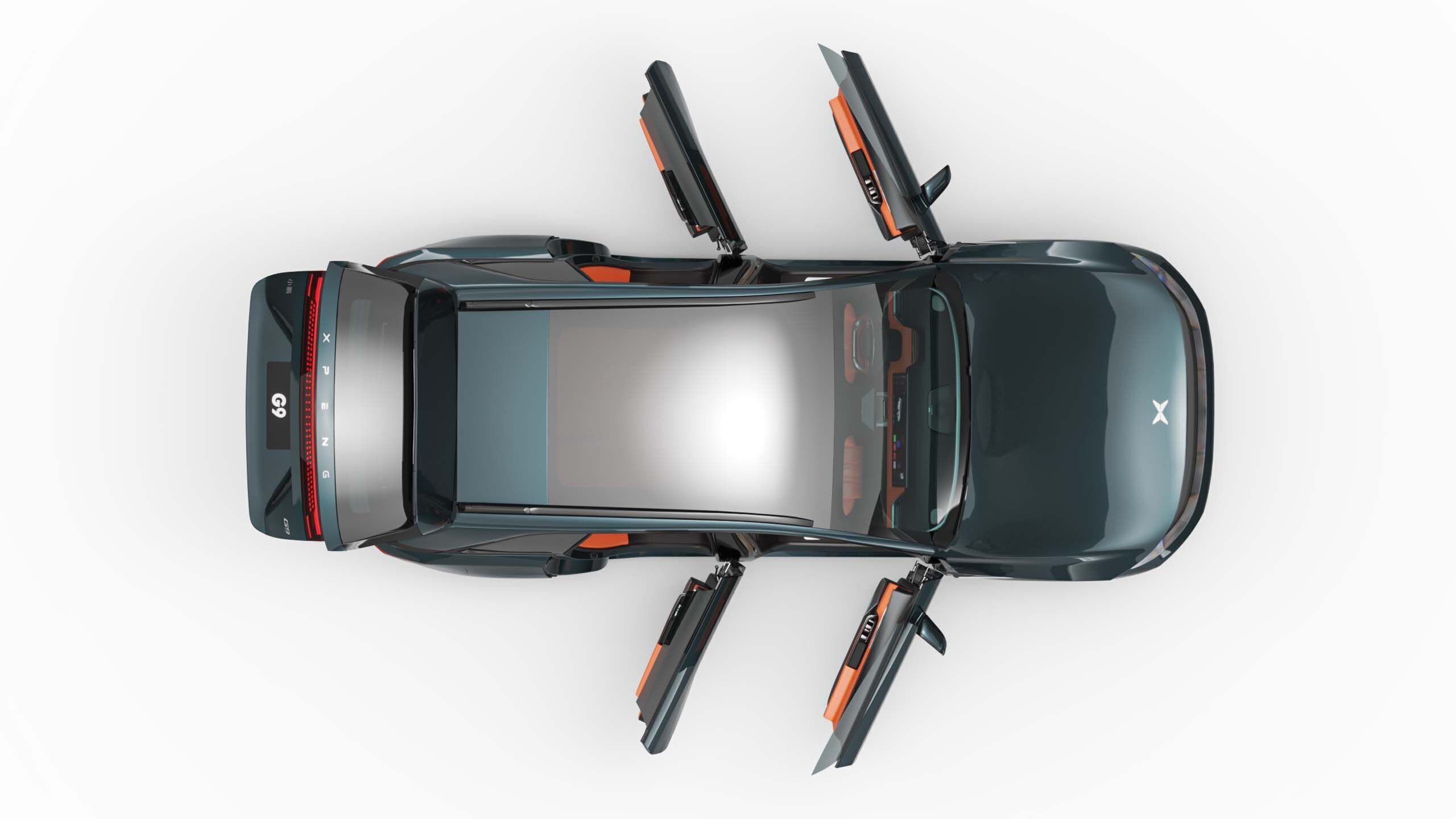 2025 Xpeng G9 With Interior 3D model_10