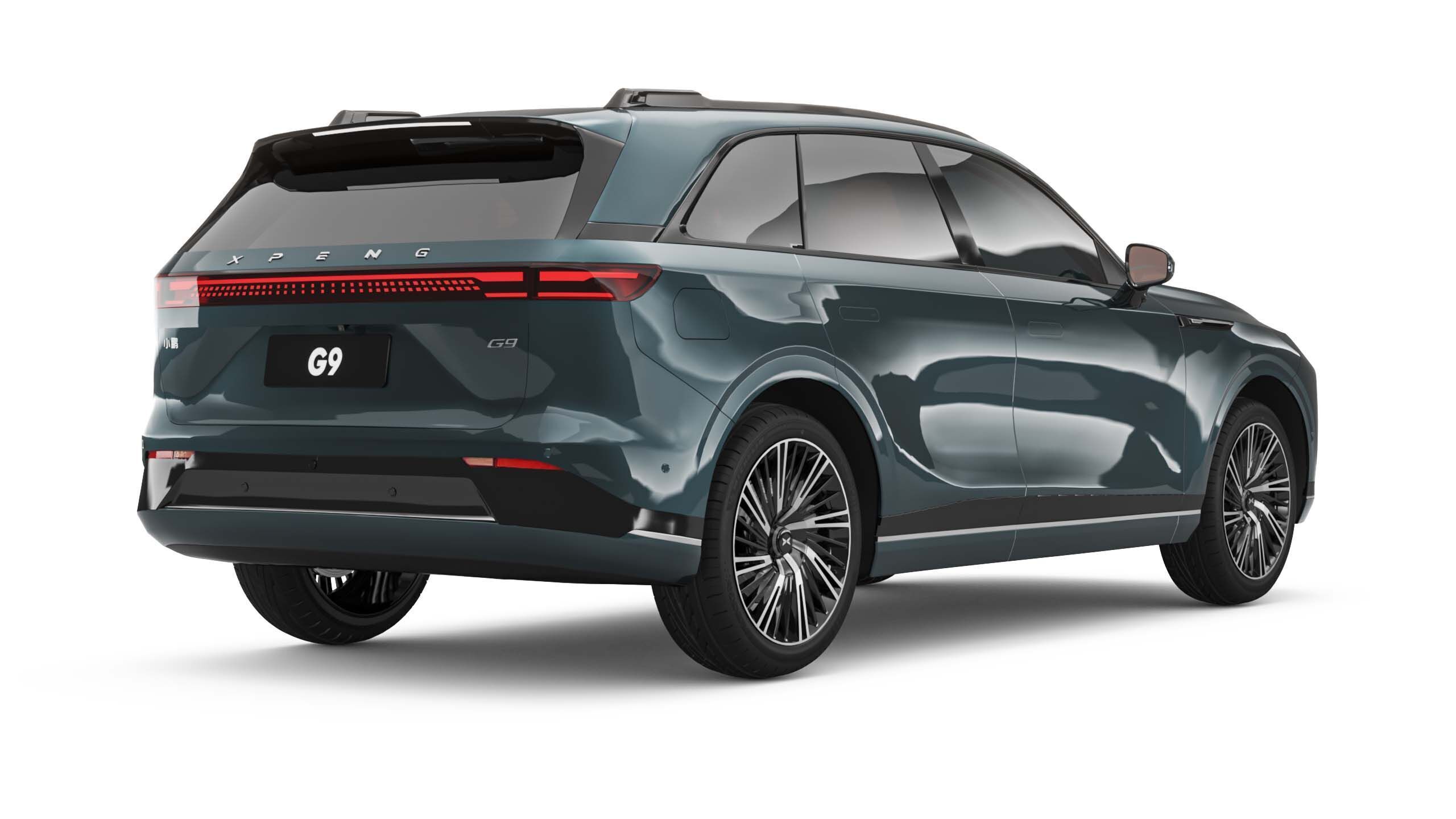 2025 Xpeng G9 With Interior 3D model_2