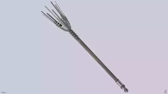 Torch Low-poly 3D model