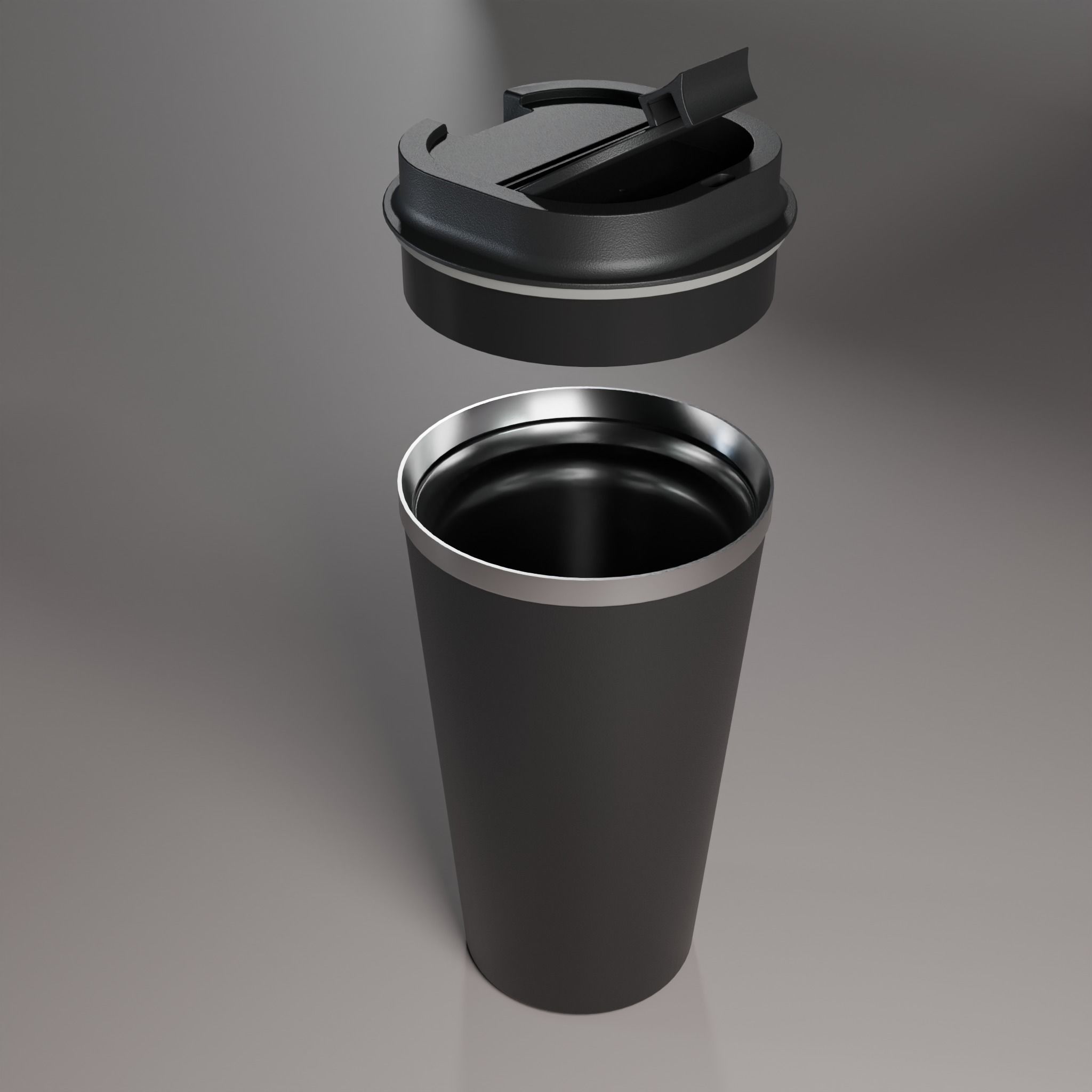 Insulated Bottle Low-poly 3D model_4