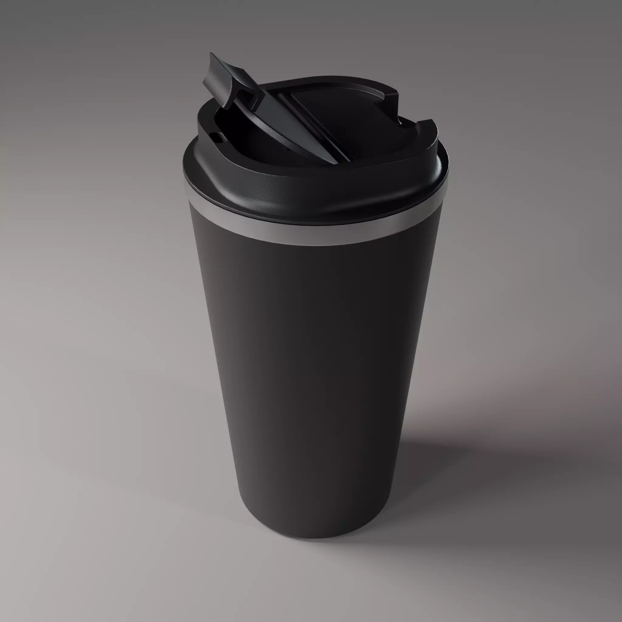Insulated Bottle Low-poly 3D model_0