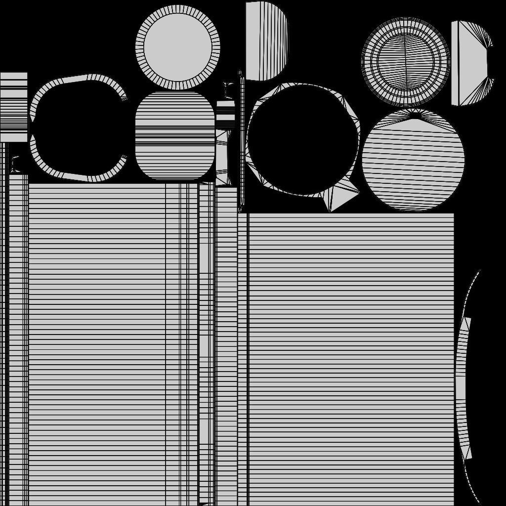 Insulated Bottle Low-poly 3D model_1