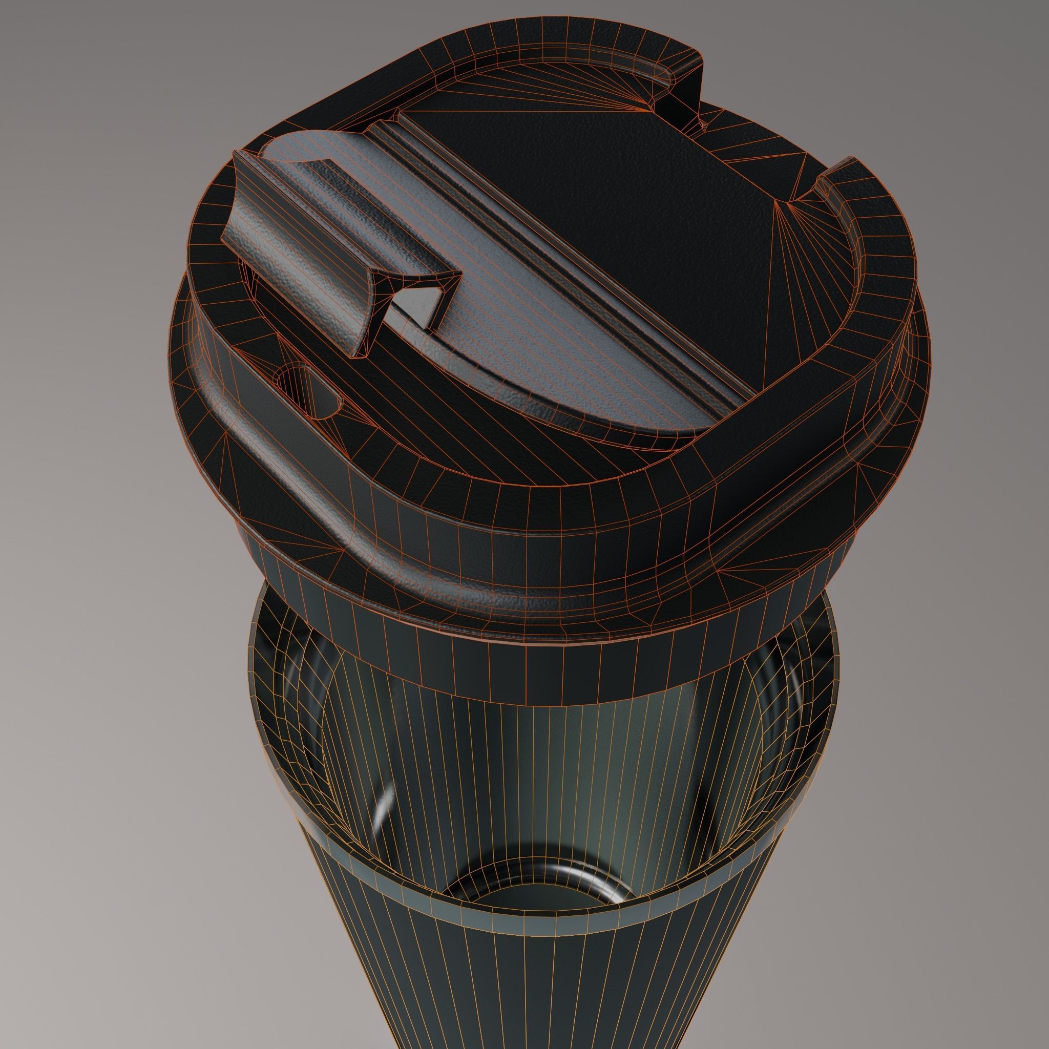 Insulated Bottle Low-poly 3D model_11