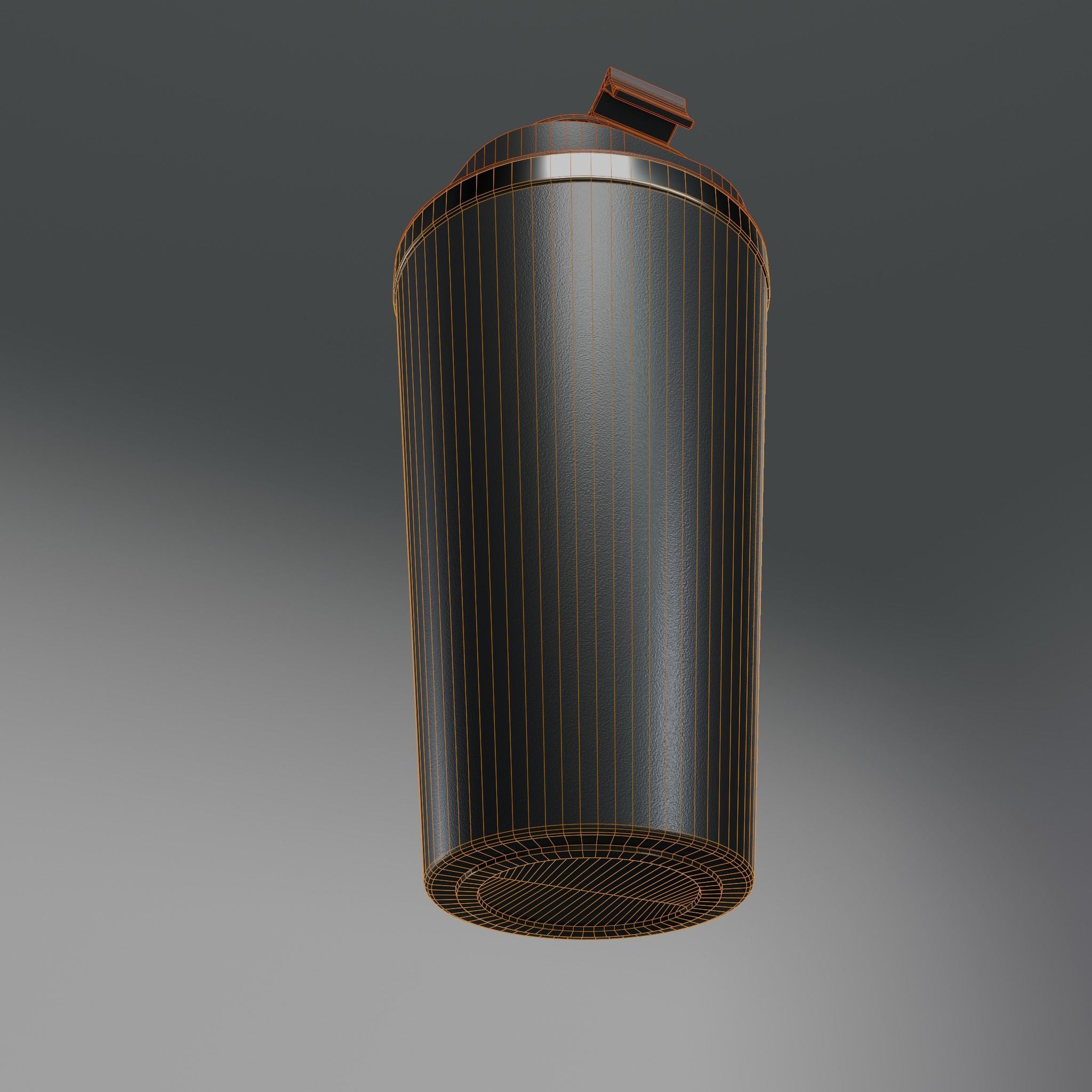 Insulated Bottle Low-poly 3D model_9