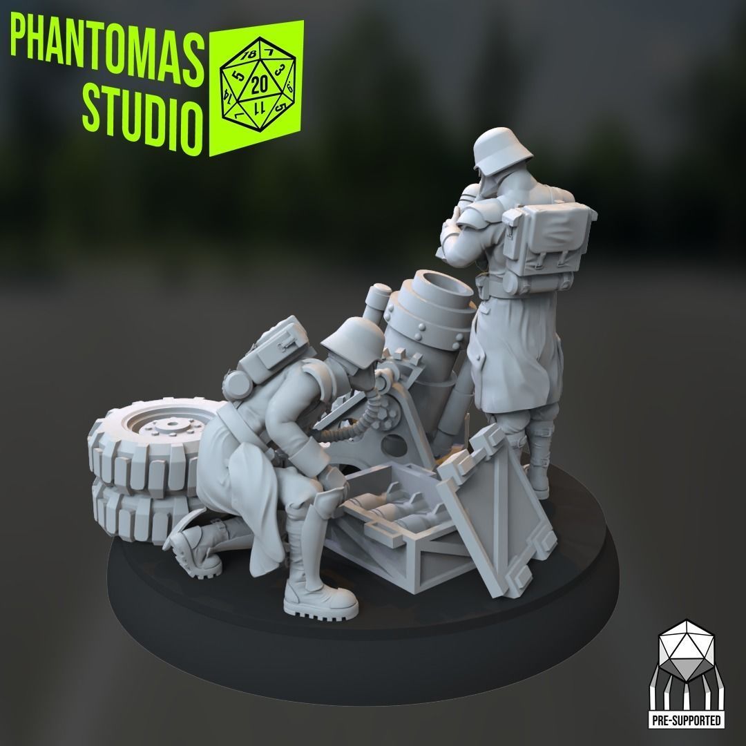 Lycan Mortar Launcher 3D print model_1