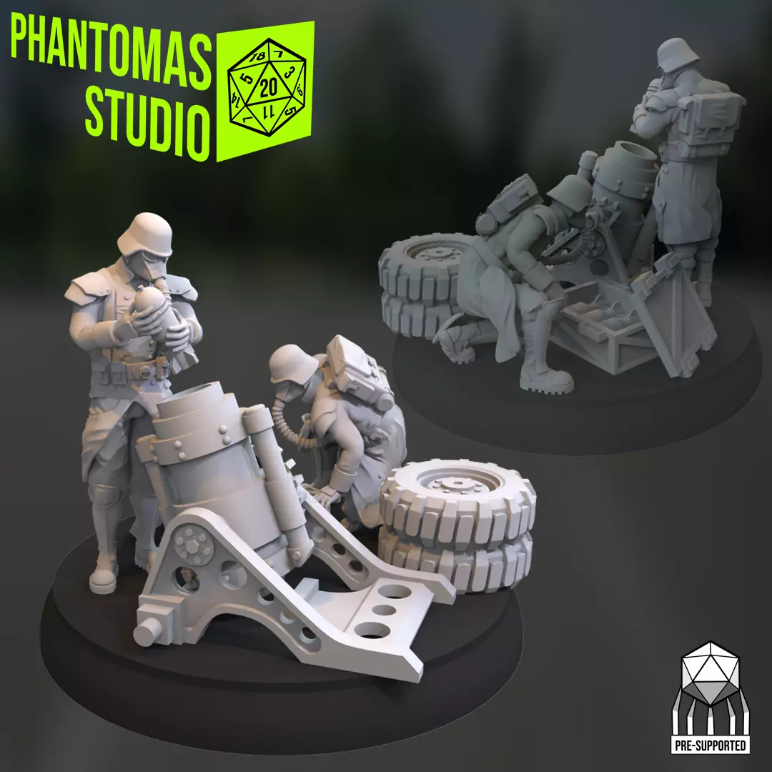 Lycan Mortar Launcher 3D print model_0