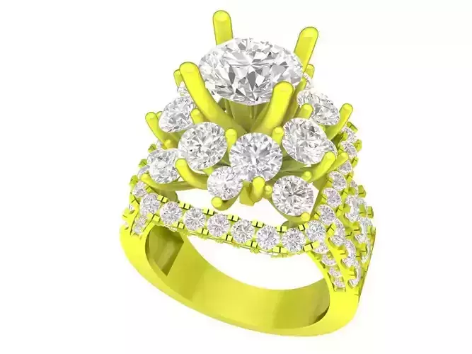 7888 luxury diamond women Fashion ring
