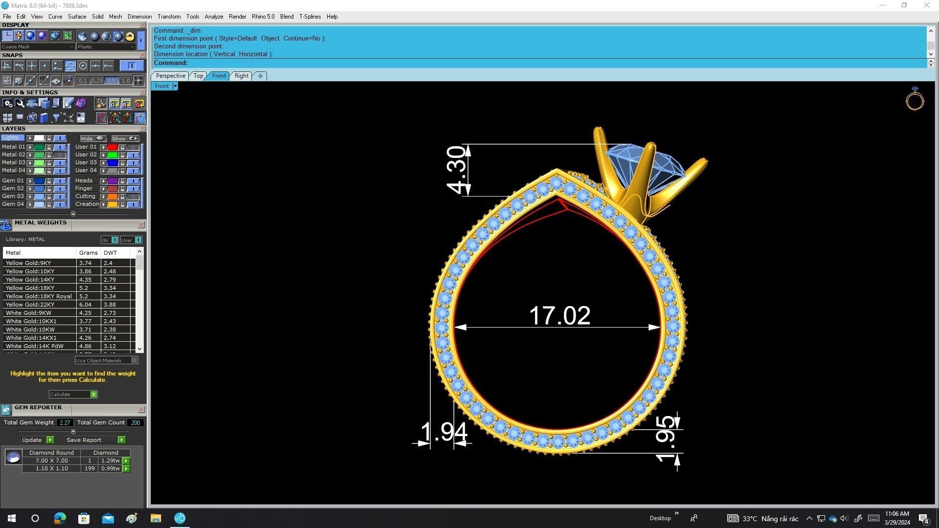 7889 luxury art diamond women ring 3D print model_6