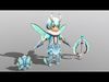 Fairy Male V2-Water Ability Low-poly 3D model_2