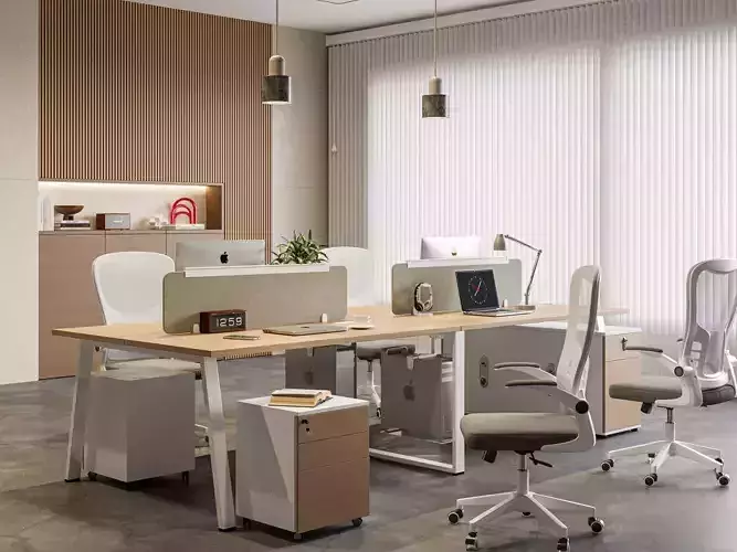 Office zone space interior 019 3D model
