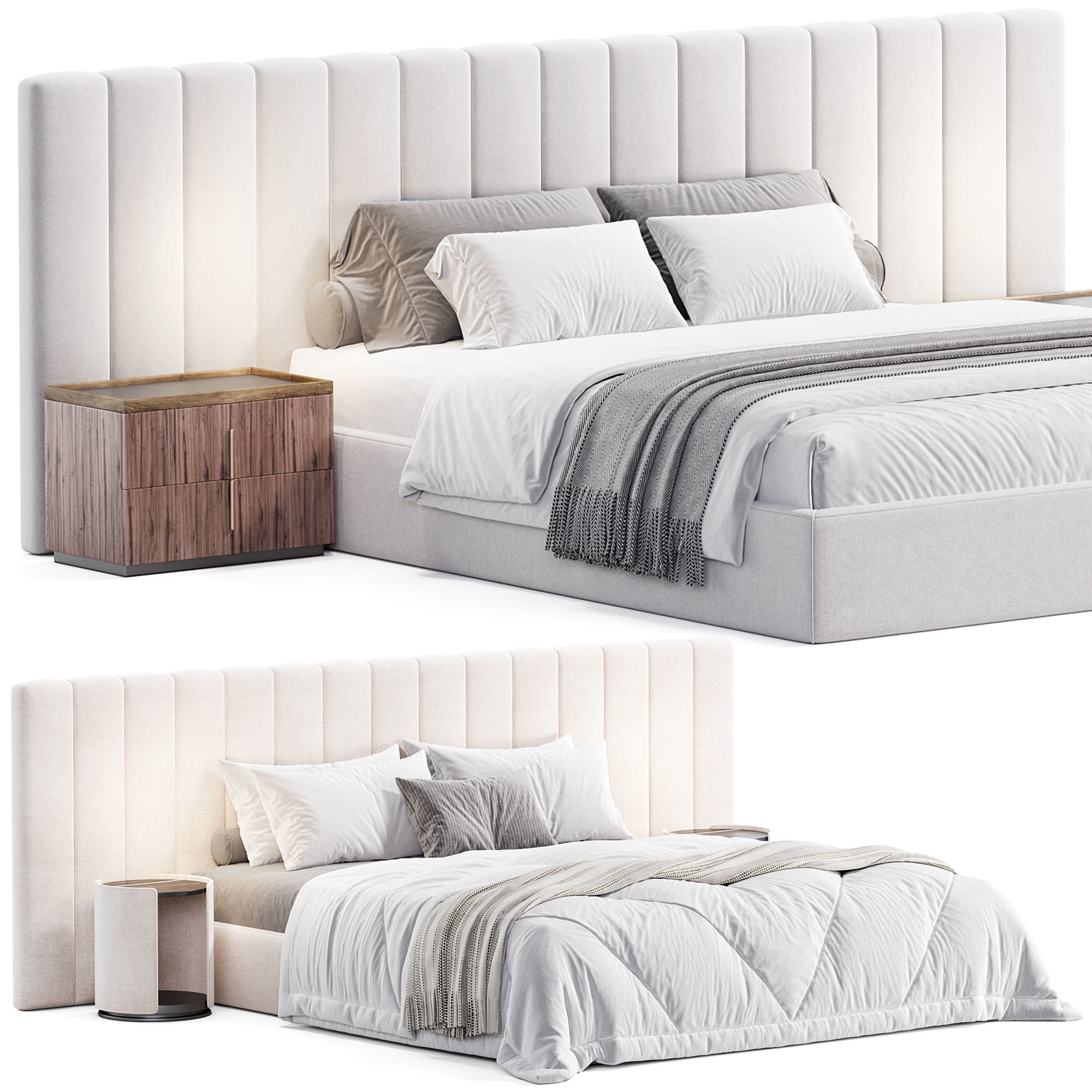 Vivian Bed 3D model_1