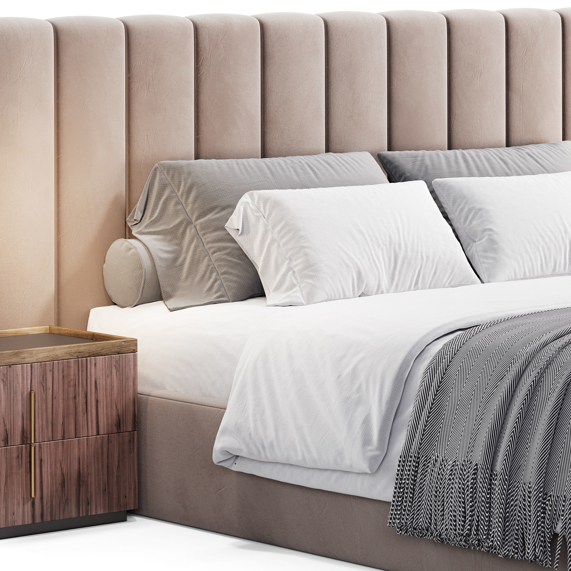 Vivian Bed 3D model_2