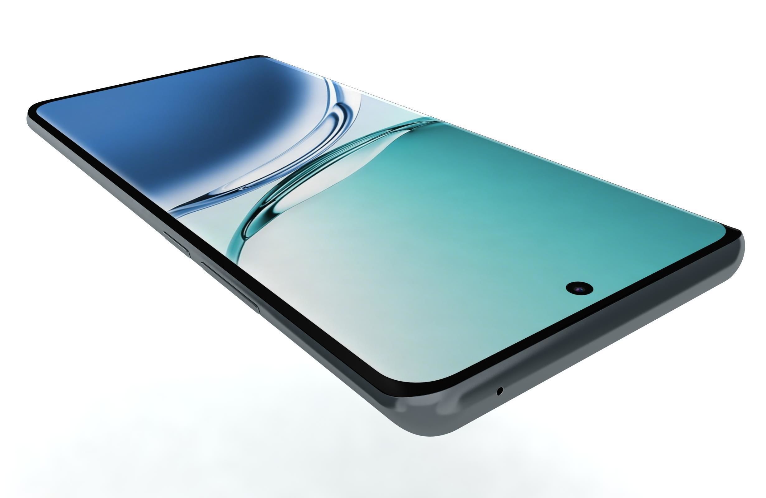 Oppo A3 Pro Blue 3D model_13