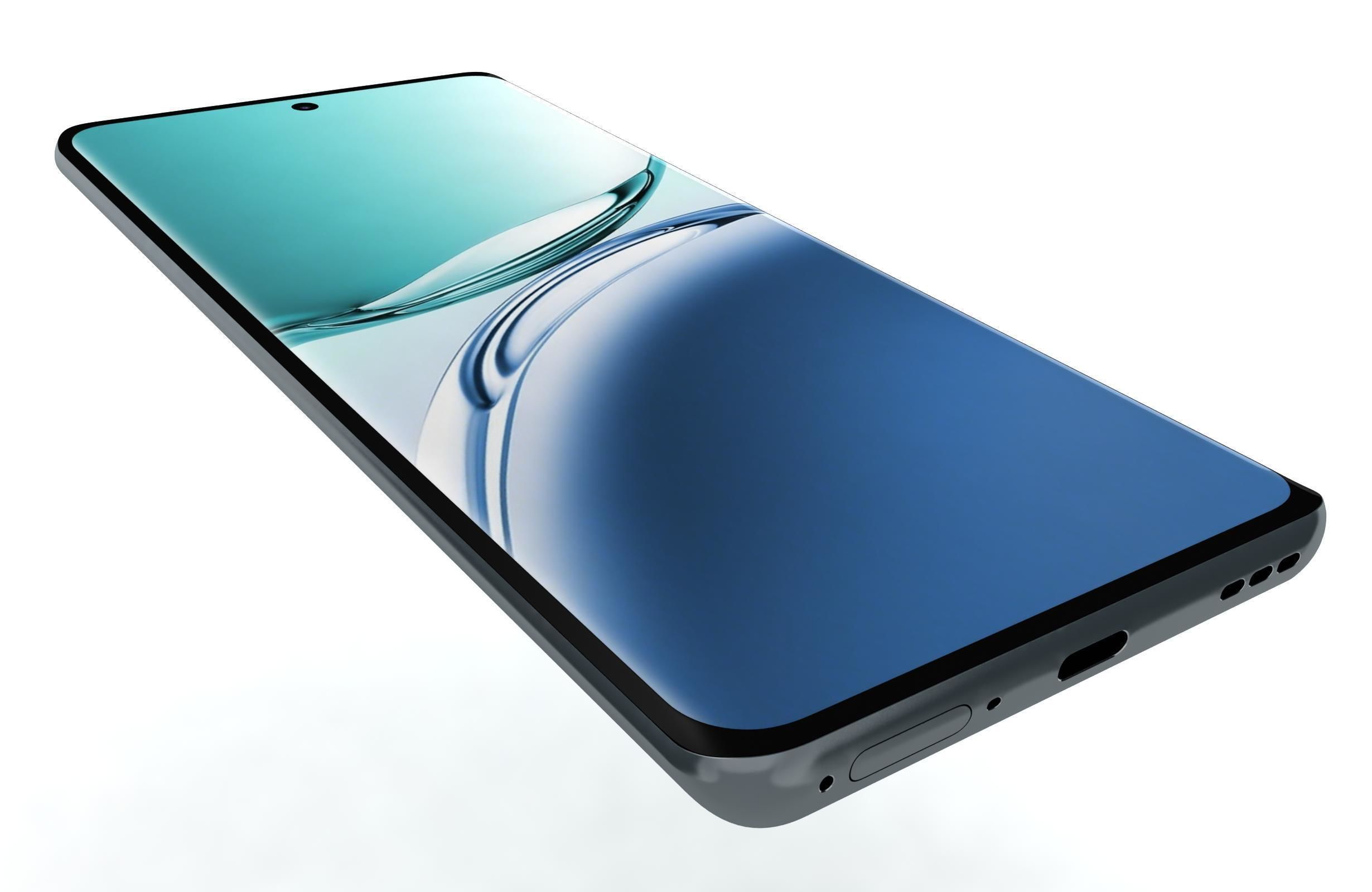 Oppo A3 Pro Blue 3D model_12