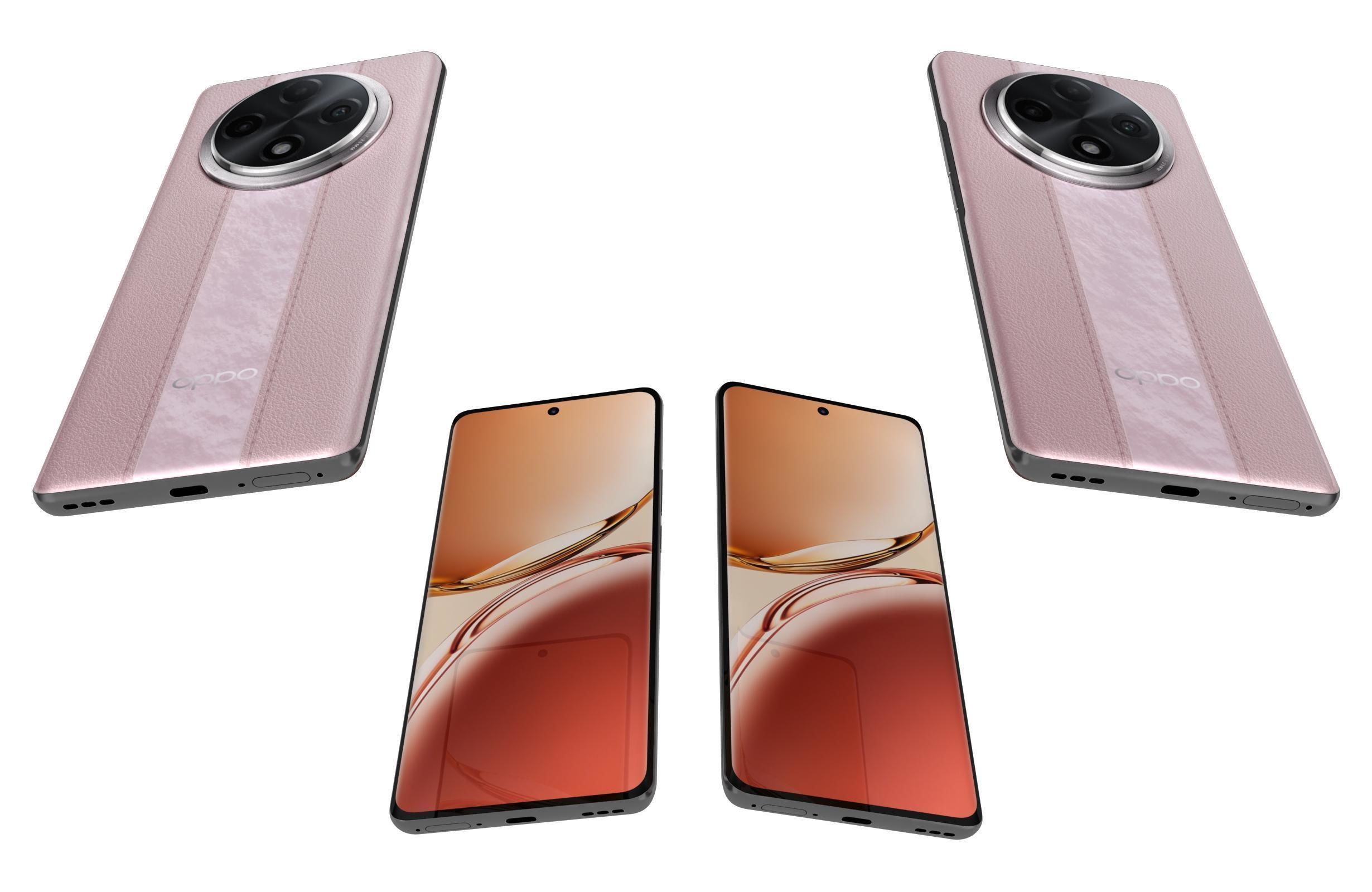 Oppo A3 Pro All Colors 3D model_15