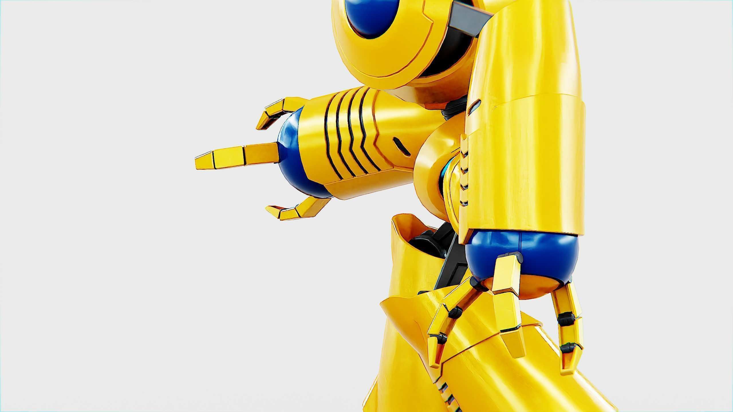 TOY BOT LOOPY  Rigged for Unreal Engine - Unity - MIXAMO  3D model_25